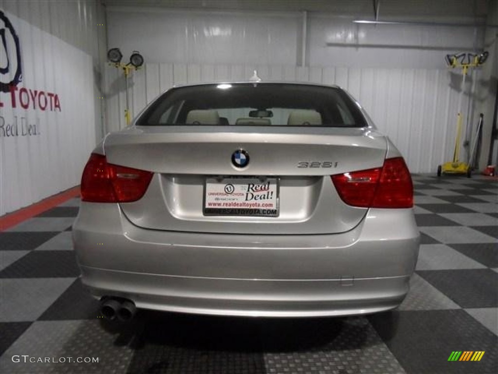 2009 3 Series 328i Sedan - Titanium Silver Metallic / Oyster Dakota Leather photo #6