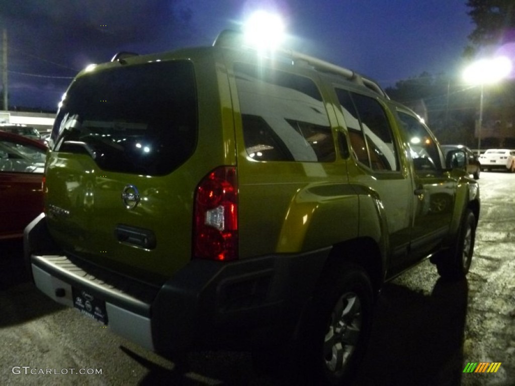 2011 Xterra S 4x4 - Metallic Green / Gray photo #6