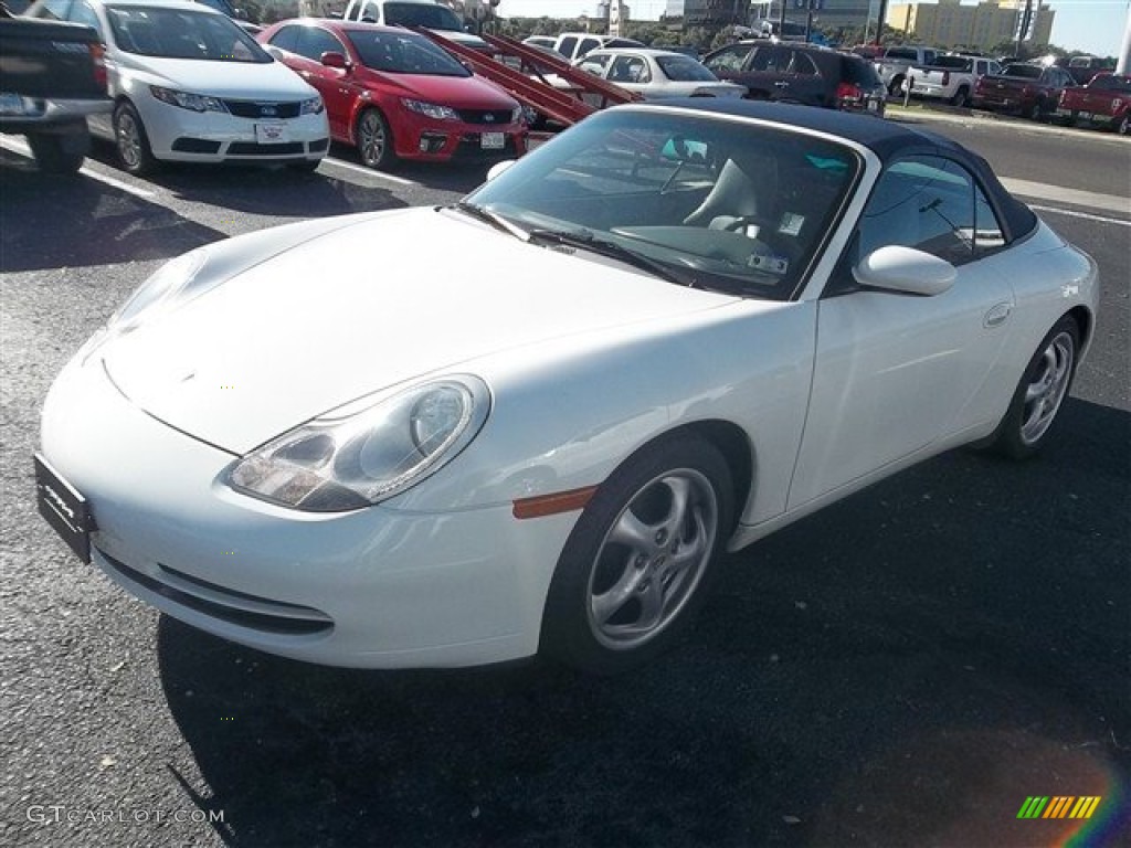 2000 911 Carrera Cabriolet - Biarritz White / Graphite Grey photo #6