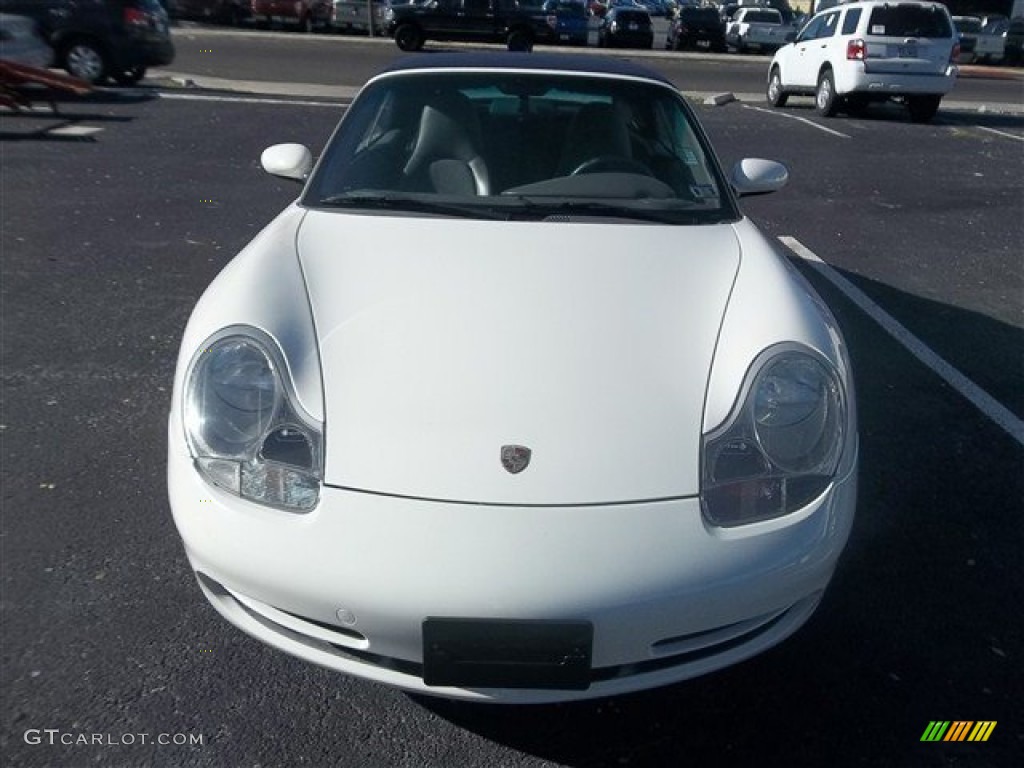 2000 911 Carrera Cabriolet - Biarritz White / Graphite Grey photo #7