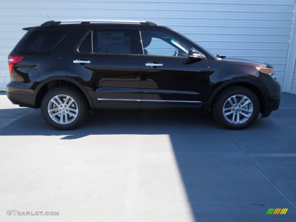 2013 Explorer XLT - Kodiak Brown Metallic / Charcoal Black photo #2