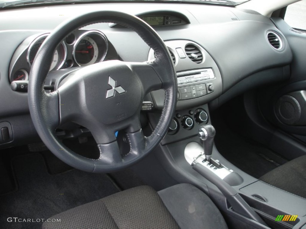 2007 Mitsubishi Eclipse GS Coupe Dark Charcoal Dashboard Photo #73618919