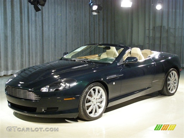 2005 DB9 Volante - Green / Sandstorm photo #1