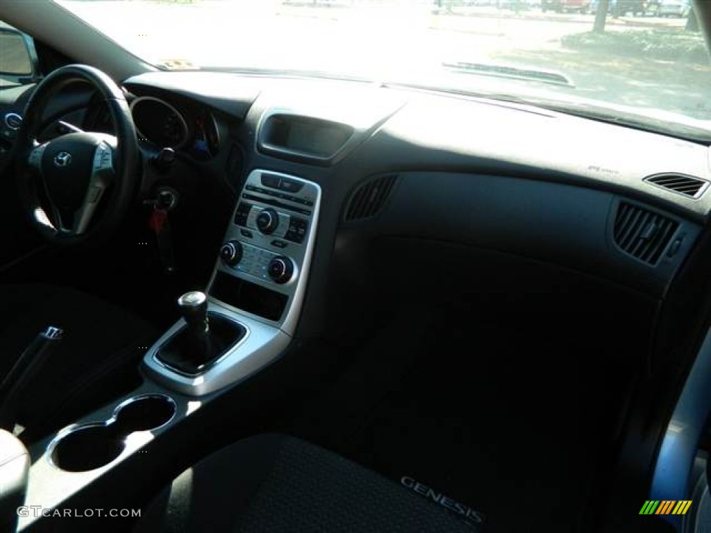 2010 Genesis Coupe 2.0T - Aqua Minerale Blue / Black photo #13