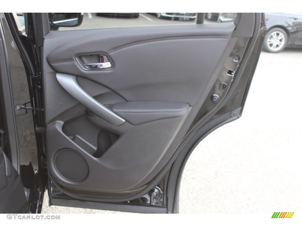2013 Acura RDX AWD Ebony Door Panel Photo #73619259