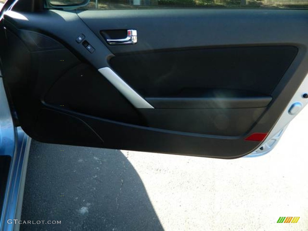 2010 Genesis Coupe 2.0T - Aqua Minerale Blue / Black photo #14
