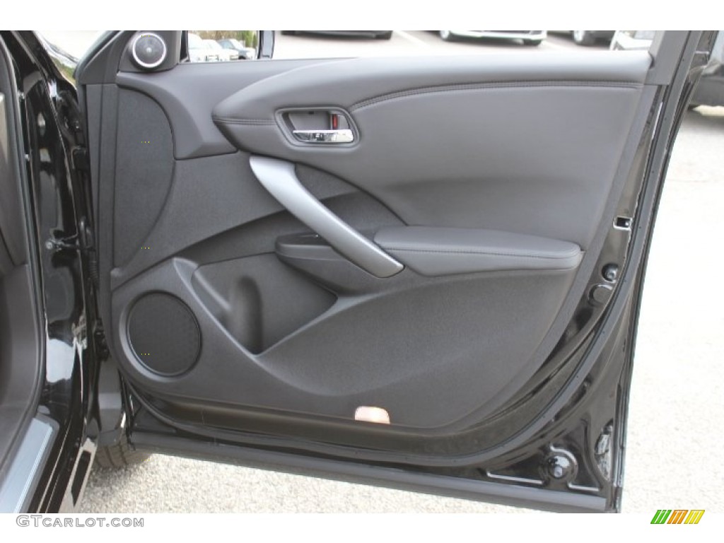 2013 Acura RDX AWD Ebony Door Panel Photo #73619306