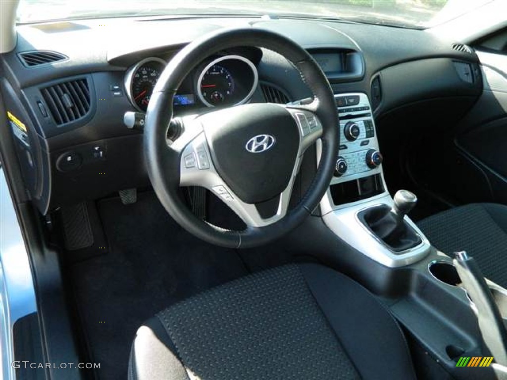 Black Interior 2010 Hyundai Genesis Coupe 2.0T Photo #73619399