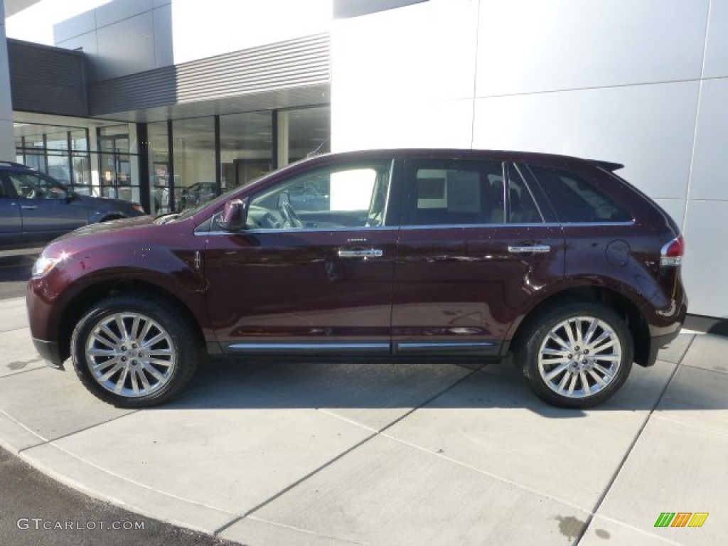 Bordeaux Reserve Red Metallic 2011 Lincoln MKX AWD Exterior Photo #73619819
