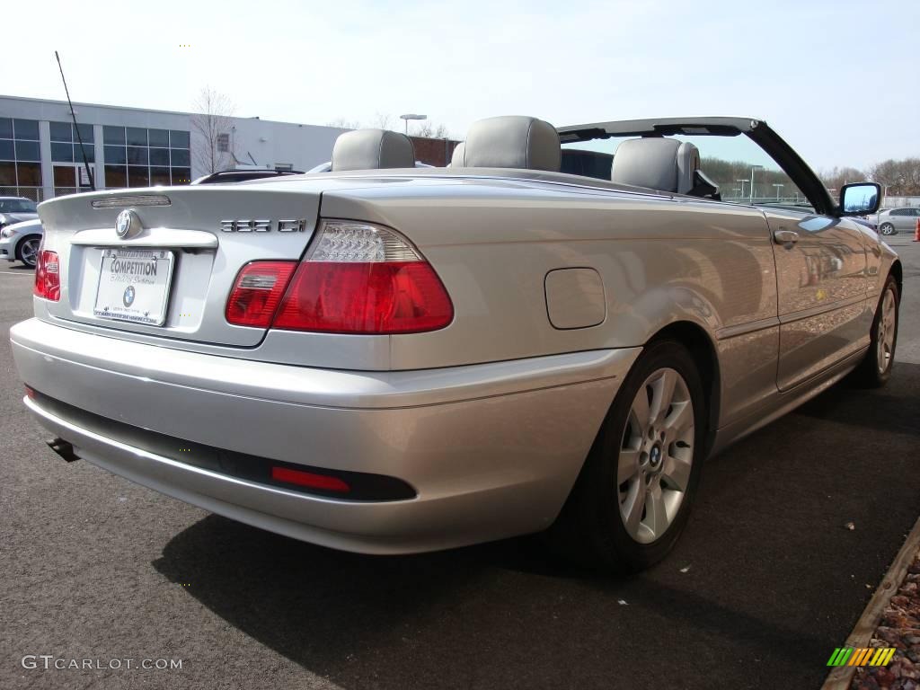 2006 3 Series 325i Convertible - Titanium Silver Metallic / Grey photo #5