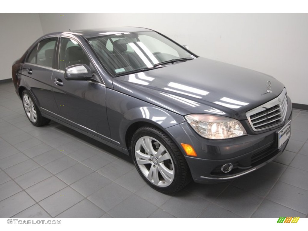 Steel Grey Metallic 2008 Mercedes-Benz C 300 Sport Exterior Photo #73619882