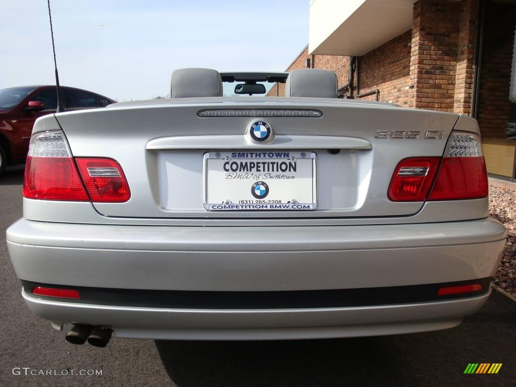 2006 3 Series 325i Convertible - Titanium Silver Metallic / Grey photo #6