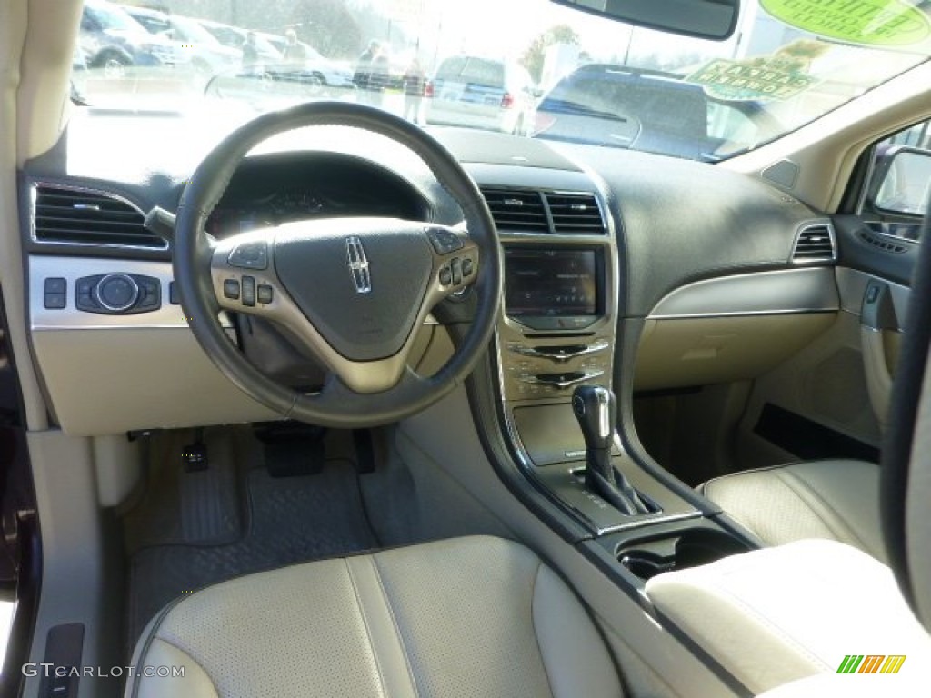 Medium Light Stone Interior 2011 Lincoln MKX AWD Photo #73620128
