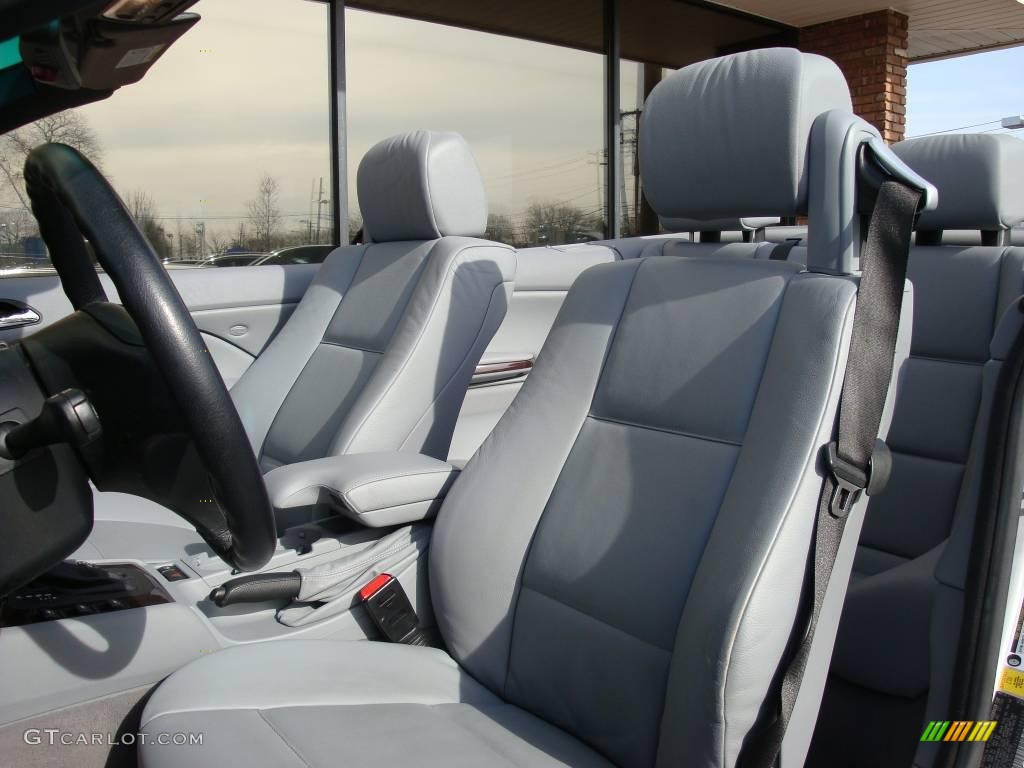 2006 3 Series 325i Convertible - Titanium Silver Metallic / Grey photo #9