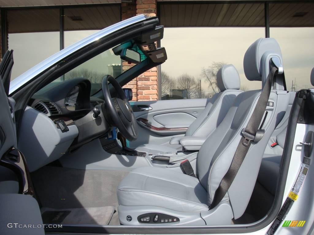 2006 3 Series 325i Convertible - Titanium Silver Metallic / Grey photo #10