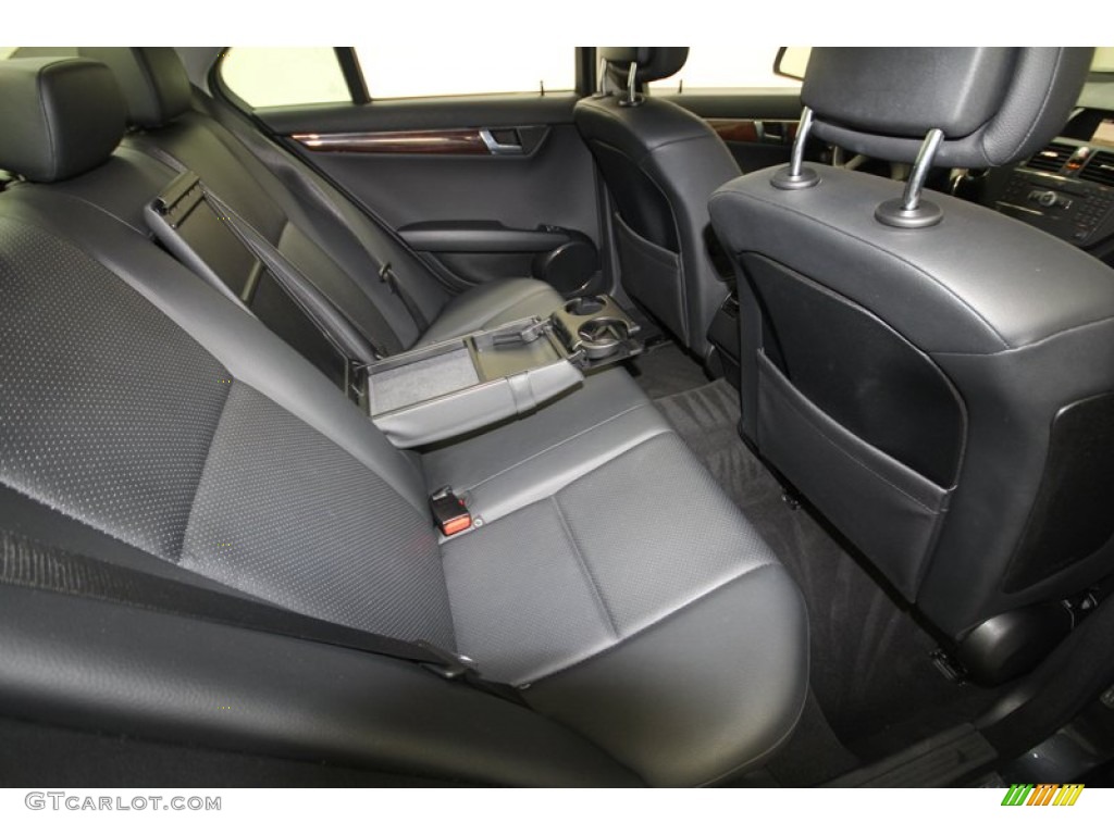 Black Interior 2008 Mercedes-Benz C 300 Sport Photo #73620401