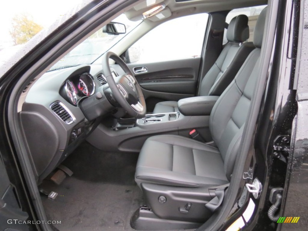 Black Interior 2013 Dodge Durango Crew Photo #73620437