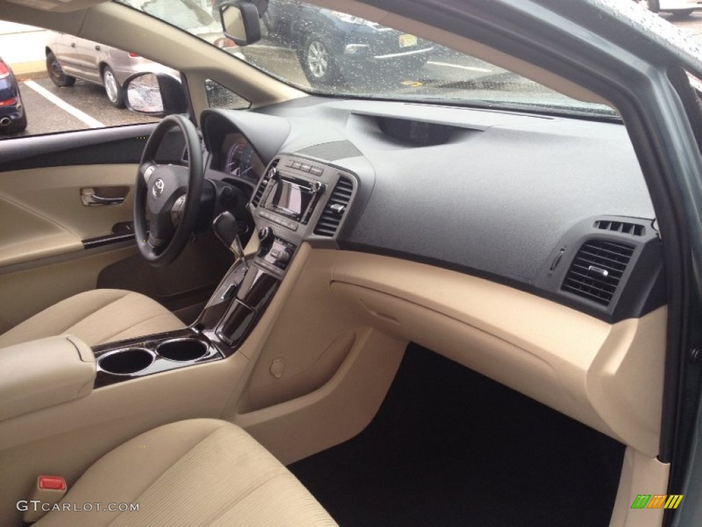 2010 Toyota Venza V6 Ivory Dashboard Photo #73620782