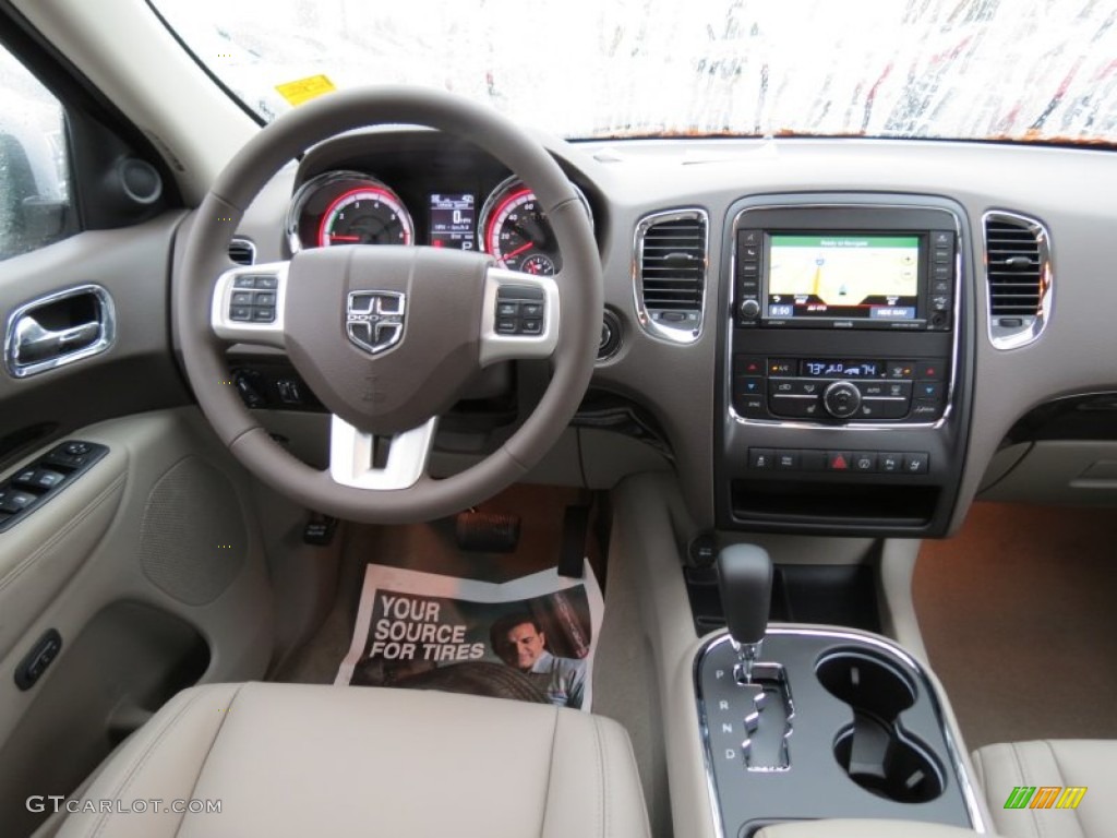 2013 Dodge Durango Crew Dark Graystone/Medium Graystone Dashboard Photo #73620842