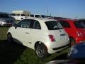 2013 Bianco Perla (Pearl White Tri-Coat) Fiat 500 Lounge  photo #3