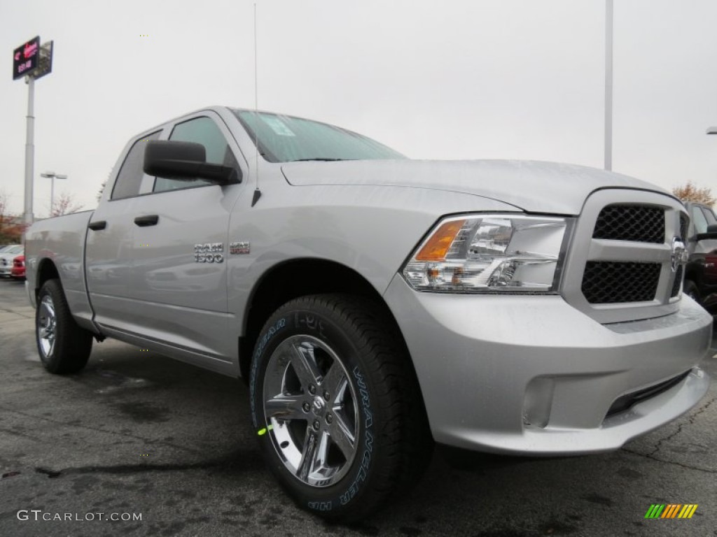 Bright Silver Metallic 2013 Ram 1500 Express Quad Cab Exterior Photo #73622168