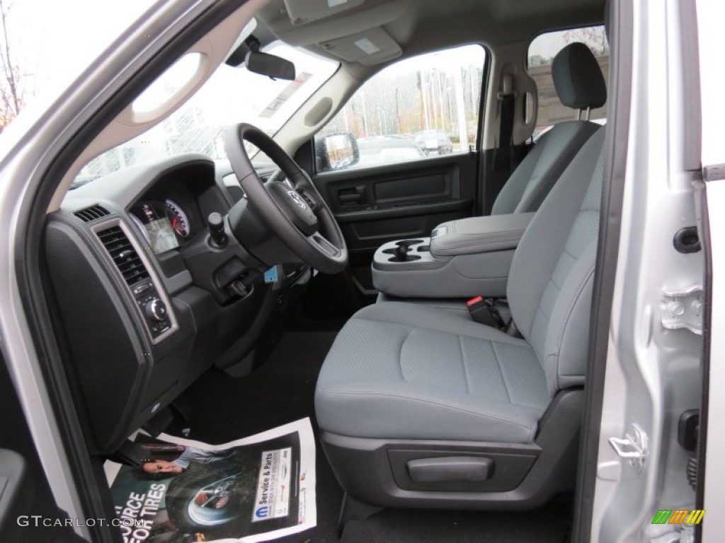 Black/Diesel Gray Interior 2013 Ram 1500 Express Quad Cab Photo #73622240