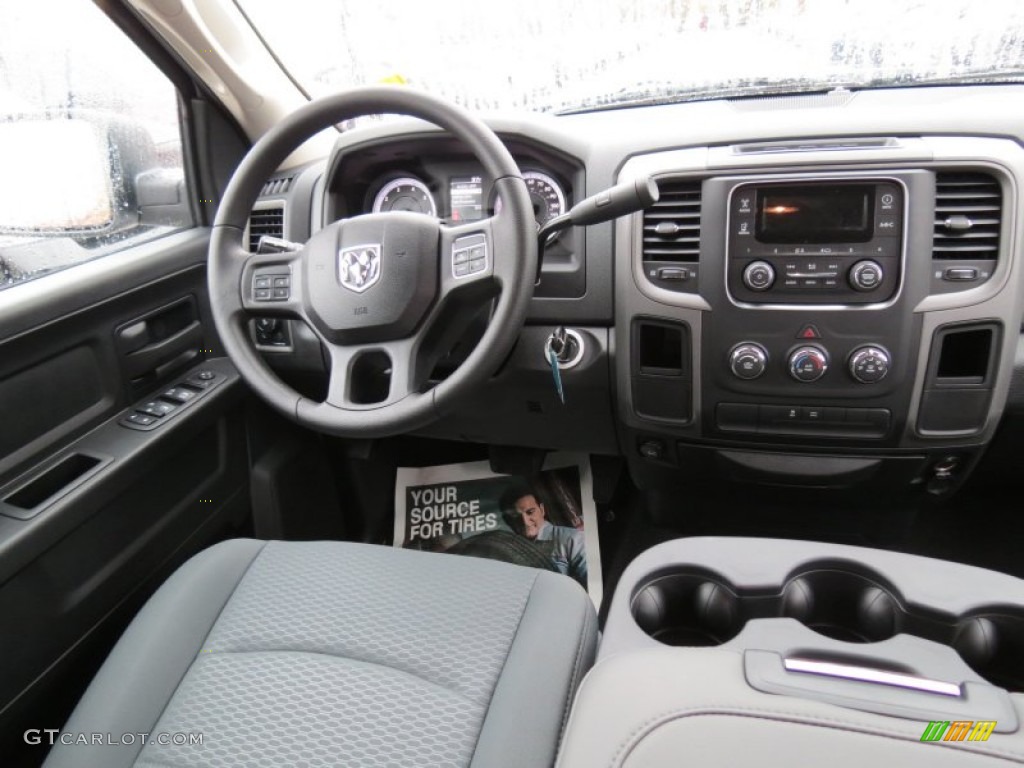 2013 Ram 1500 Express Quad Cab Black/Diesel Gray Dashboard Photo #73622306