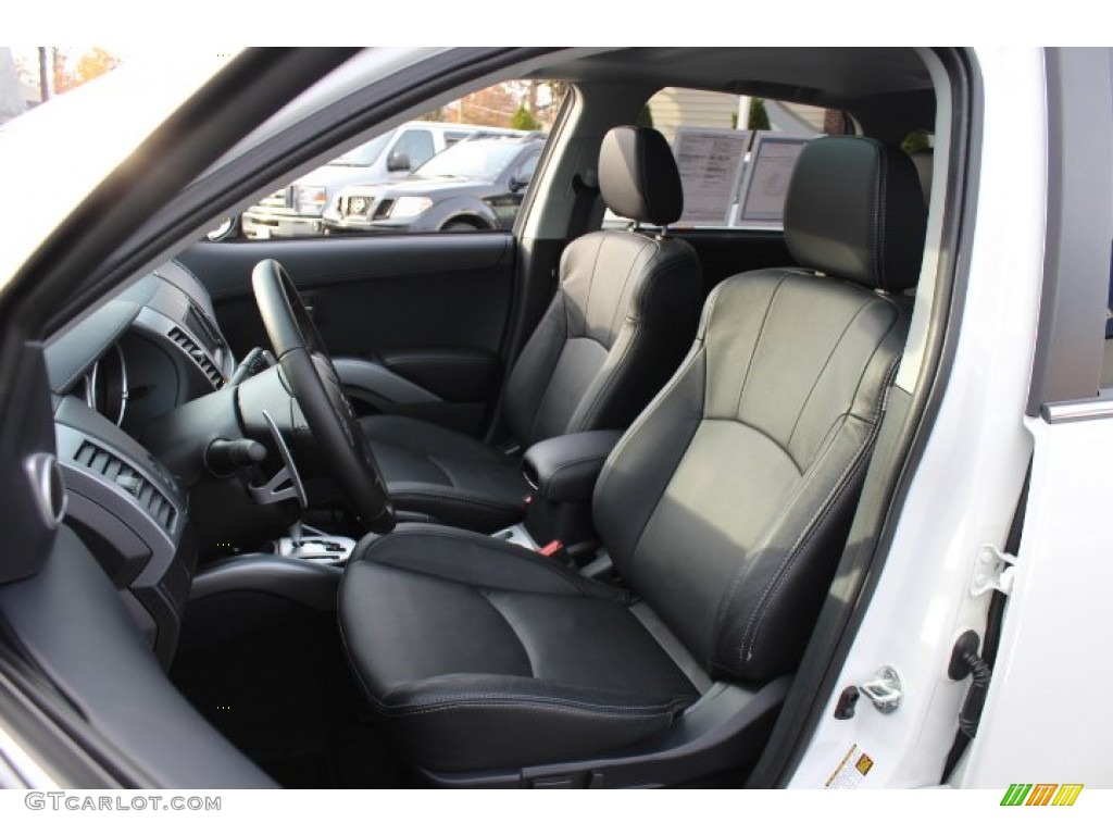 2012 Mitsubishi Outlander GT S AWD Front Seat Photo #73623062