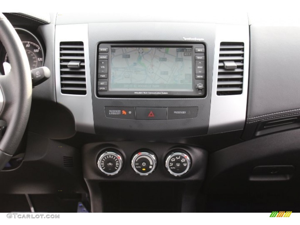 2012 Mitsubishi Outlander GT S AWD Controls Photo #73623101
