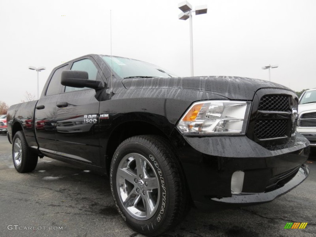 Black 2013 Ram 1500 Express Quad Cab Exterior Photo #73623104 