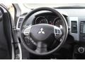 Black 2012 Mitsubishi Outlander GT S AWD Steering Wheel