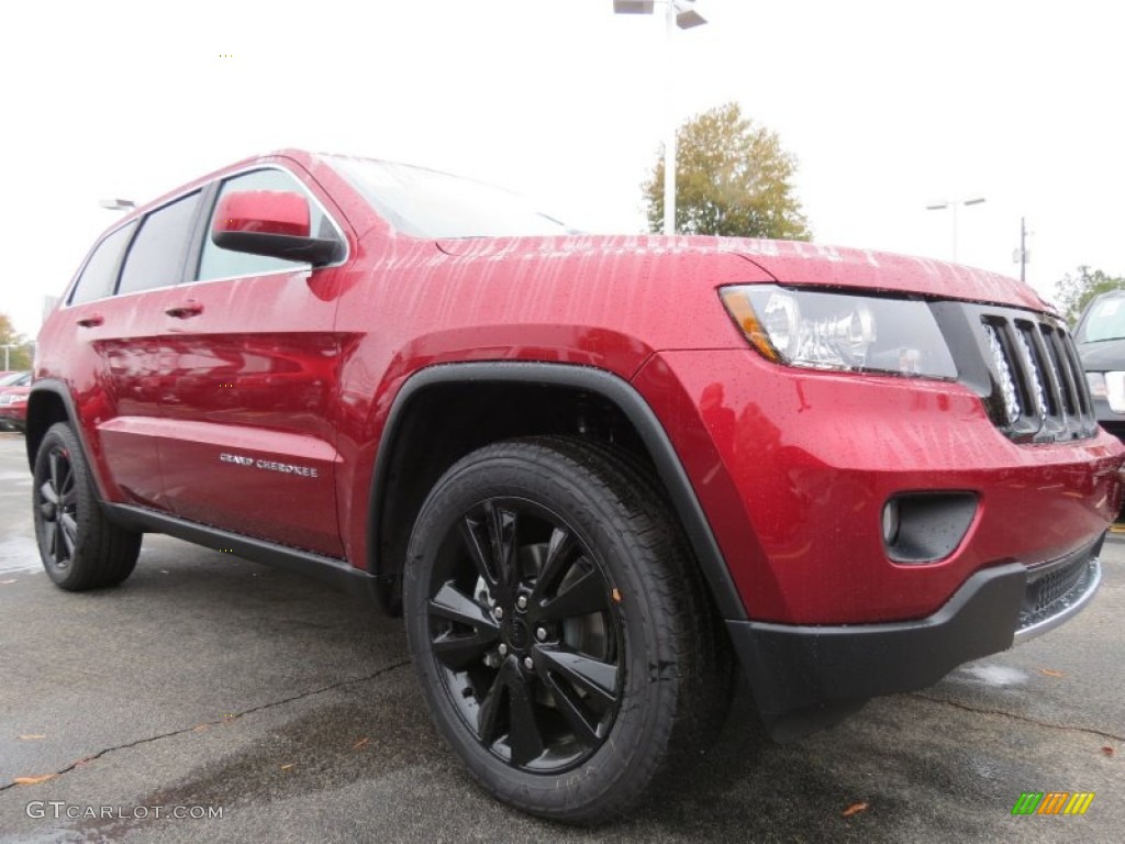 Deep Cherry Red Crystal Pearl 2013 Jeep Grand Cherokee Altitude Exterior Photo #73624178