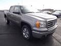 2013 Steel Gray Metallic GMC Sierra 1500 SLT Crew Cab 4x4  photo #3