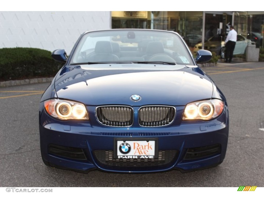 2011 1 Series 135i Convertible - Le Mans Blue Metallic / Black photo #2