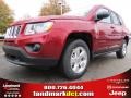 2013 Deep Cherry Red Crystal Pearl Jeep Compass Latitude  photo #1