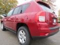 2013 Deep Cherry Red Crystal Pearl Jeep Compass Latitude  photo #2