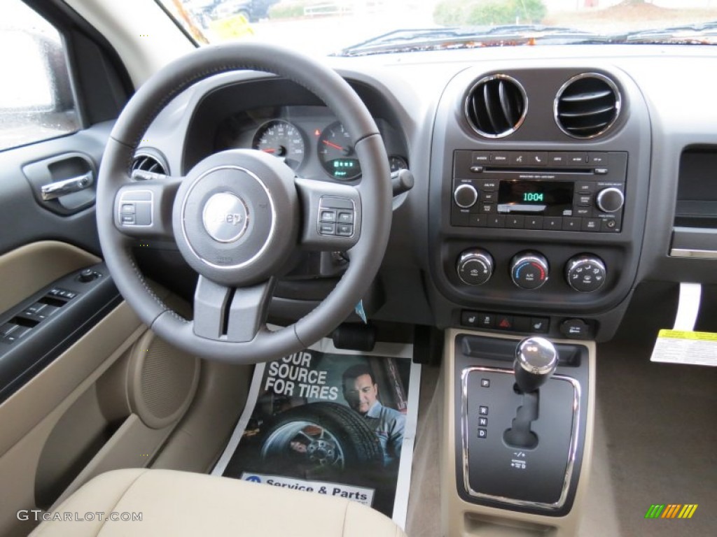 2013 Jeep Compass Latitude Dark Slate Gray Dashboard Photo #73624742