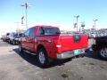 2009 Red Alert Nissan Titan SE Crew Cab 4x4  photo #3