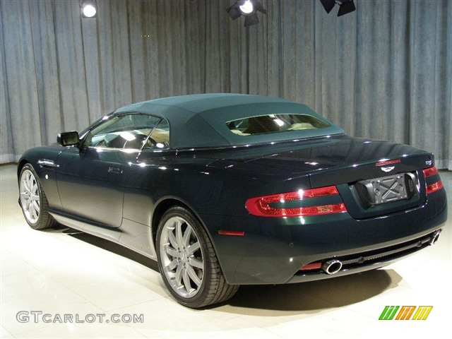 2005 DB9 Volante - Green / Sandstorm photo #2