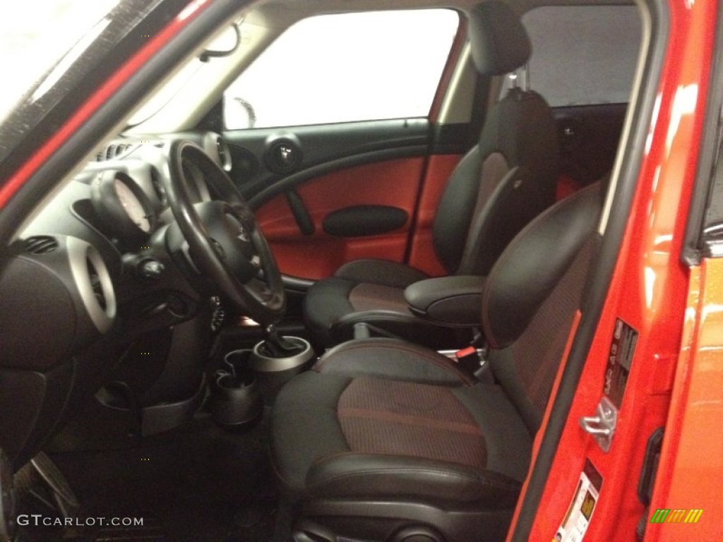 2011 Mini Cooper S Countryman All4 AWD Interior Color Photos