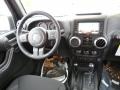 Black 2013 Jeep Wrangler Unlimited Rubicon 4x4 Dashboard