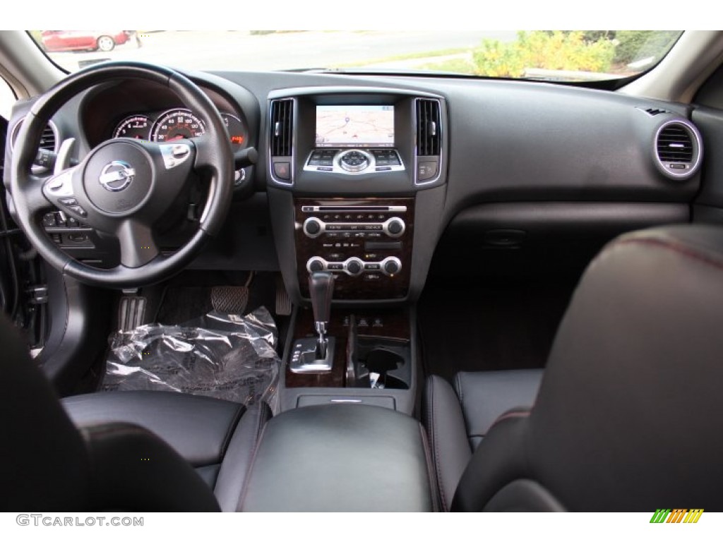 2009 Nissan Maxima 3.5 SV Premium Charcoal Dashboard Photo #73625953