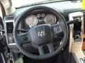 2012 Dodge Ram 3500 HD Dark Slate/Russet Interior Steering Wheel Photo