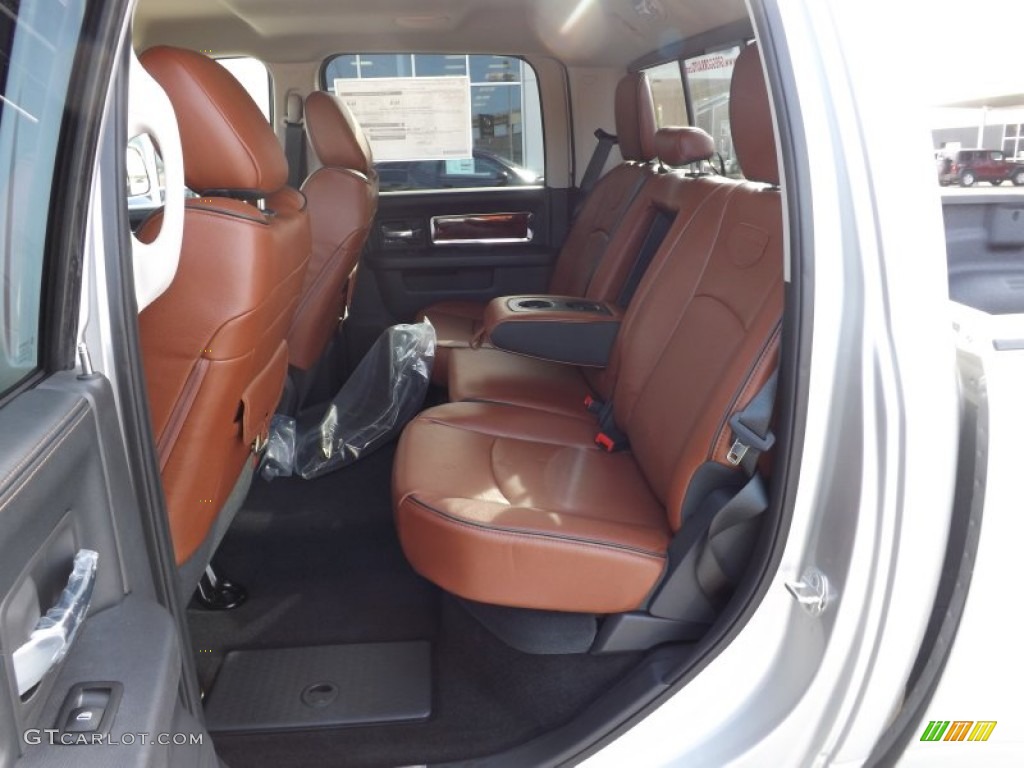 2012 Dodge Ram 3500 HD Laramie Longhorn Crew Cab 4x4 Dually Rear Seat Photo #73628834