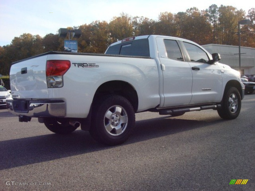 2008 Tundra Double Cab - Super White / Graphite Gray photo #4