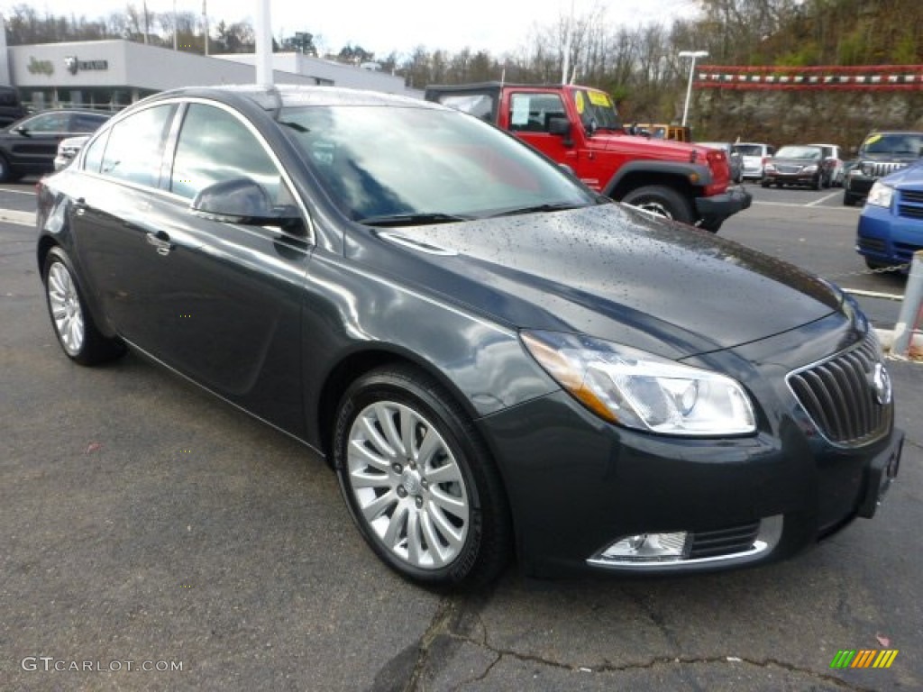 Carbon Black Metallic 2012 Buick Regal Standard Regal Model Exterior Photo #73629635