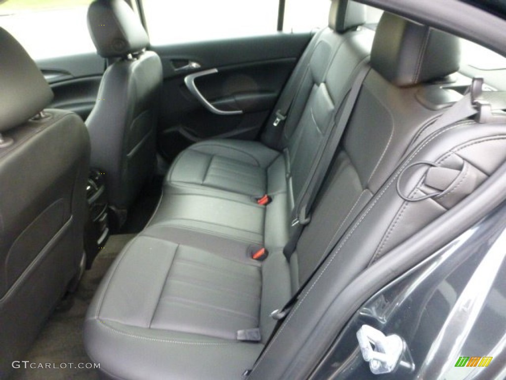 Ebony Interior 2012 Buick Regal Standard Regal Model Photo #73629674