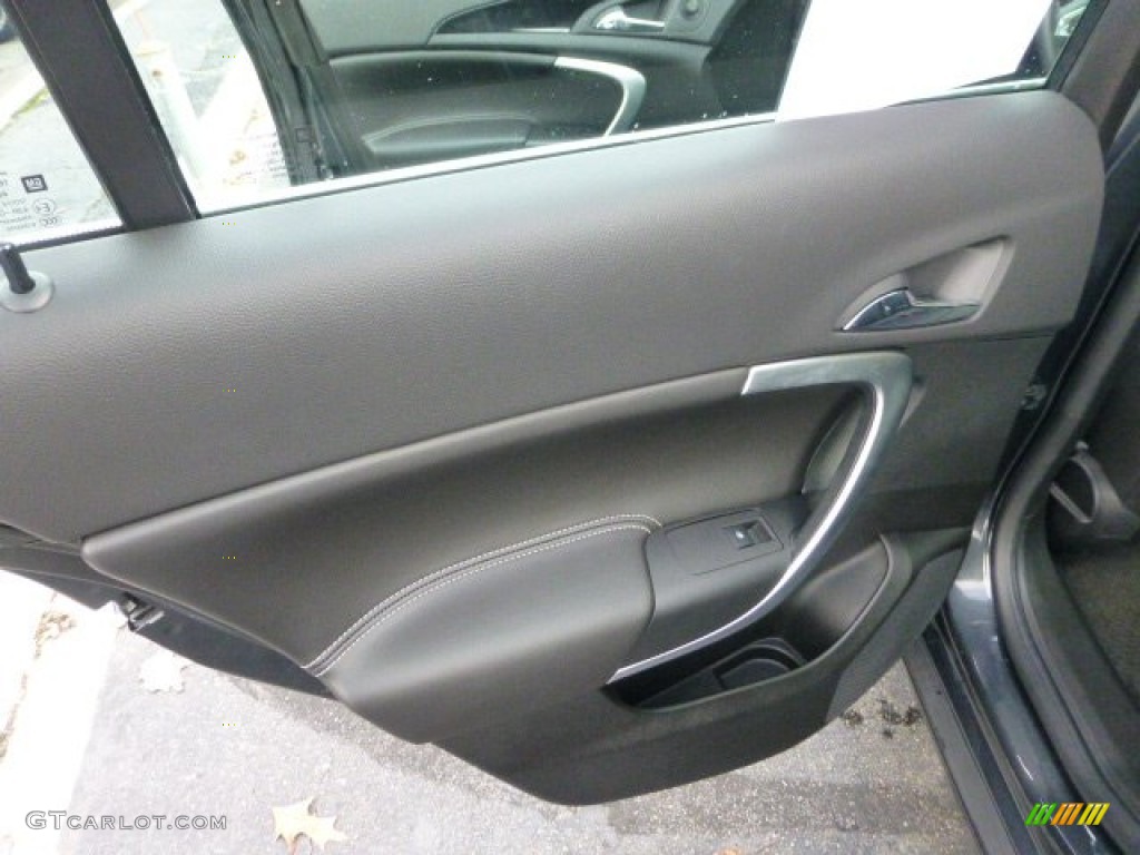 2012 Buick Regal Standard Regal Model Ebony Door Panel Photo #73629689