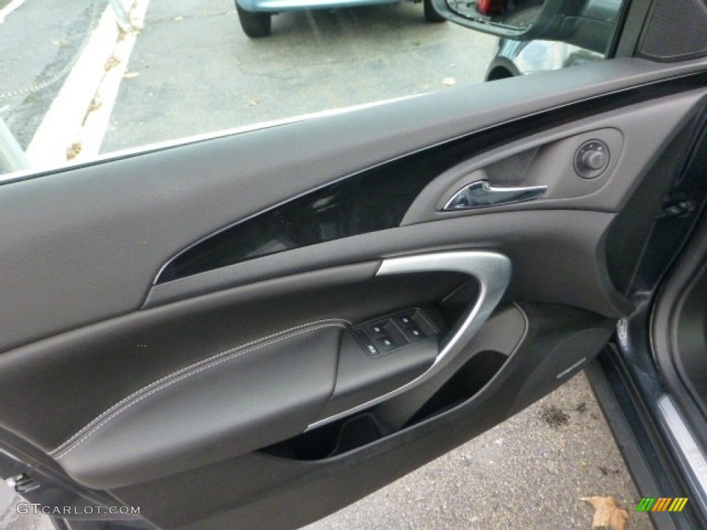 2012 Buick Regal Standard Regal Model Ebony Door Panel Photo #73629698