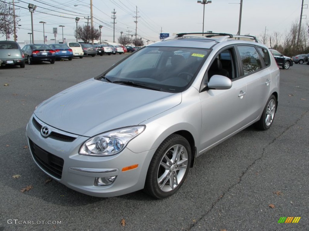 2012 Elantra SE Touring - Shimmering Silver / Black photo #2